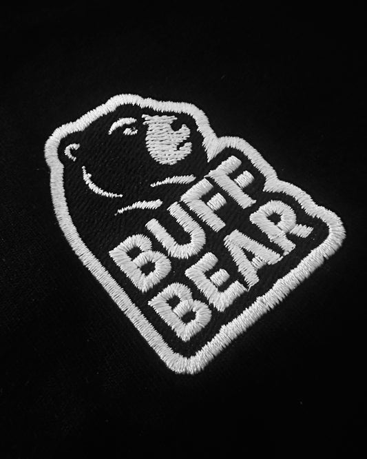BUFF BEAR tank black custom embroidery option